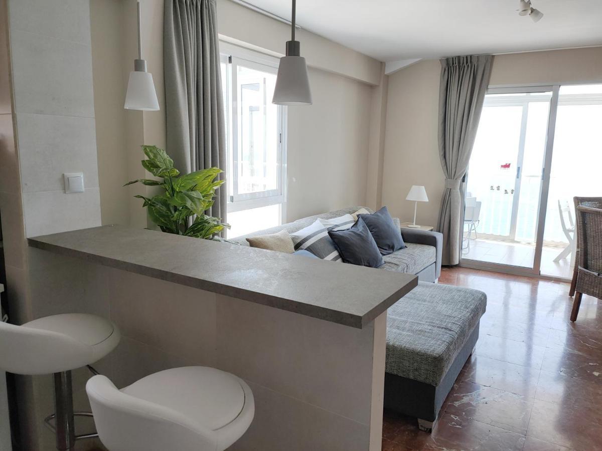 Apartamento Veracruz - Primera Linea De Playa Benidorm Bagian luar foto