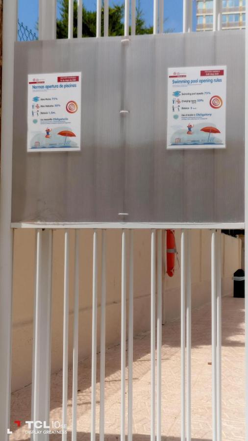 Apartamento Veracruz - Primera Linea De Playa Benidorm Bagian luar foto