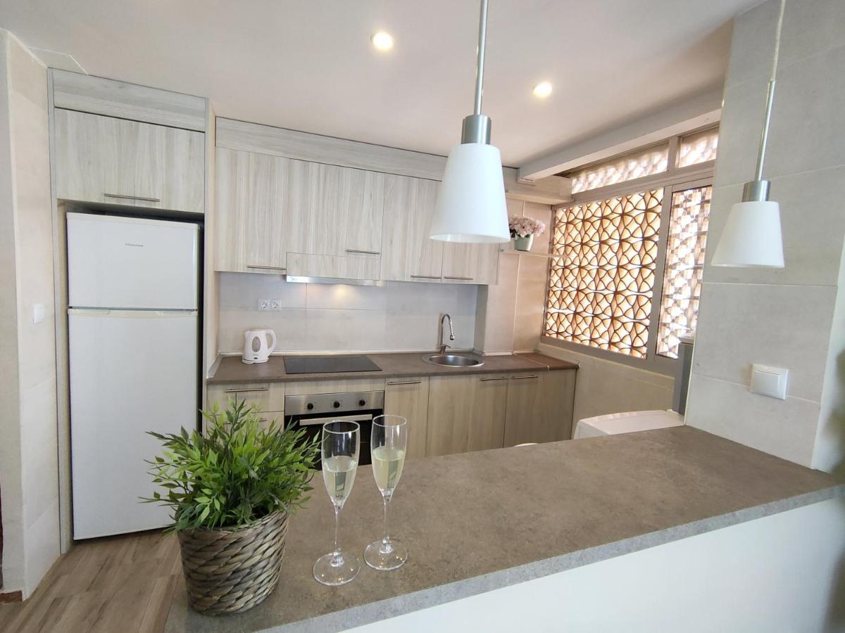 Apartamento Veracruz - Primera Linea De Playa Benidorm Bagian luar foto